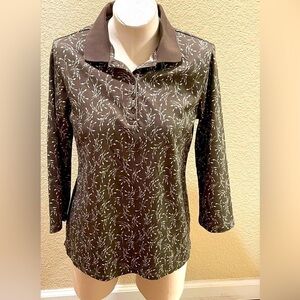 Land’s End 3/4 Sleeve Polo Top